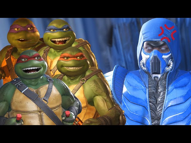 The Ninja Turtles Meet Sub-Zero for the First Time