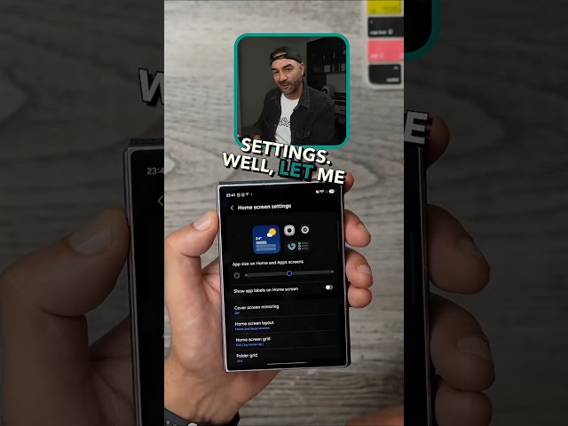Galaxy Z Fold 8 ( Wide ) The One Setting That INSTANTLY IMPROVES the Phone✨