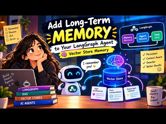 Add Long-Term Memory to Your LangGraph Agent 🧠 | Vector Store Memory