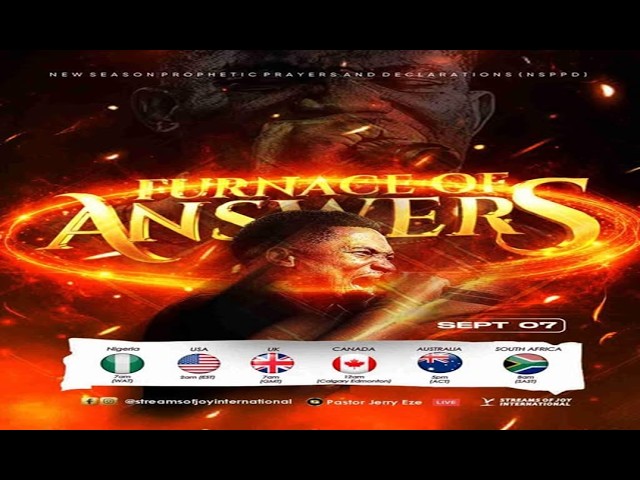 FURNACE OF ANSWERS || NSPPD || 7TH SEPTEMBER 2026