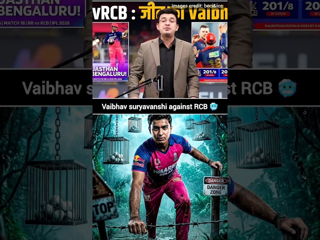 Vaibhav suryavanshi against RCB🥶 #ipl #ipl2026 #vaibhavsuryavanshi #rcbvsrr #rrvsrcb