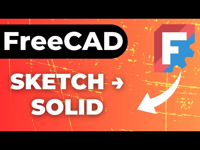 FreeCAD Pad Tutorial for Beginners - Create a 3D Solid from a Sketch