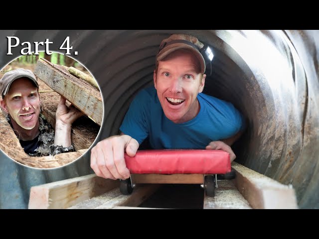 Building a Japanese Spider Hole - CRAZY EMERGENCY EXIT!