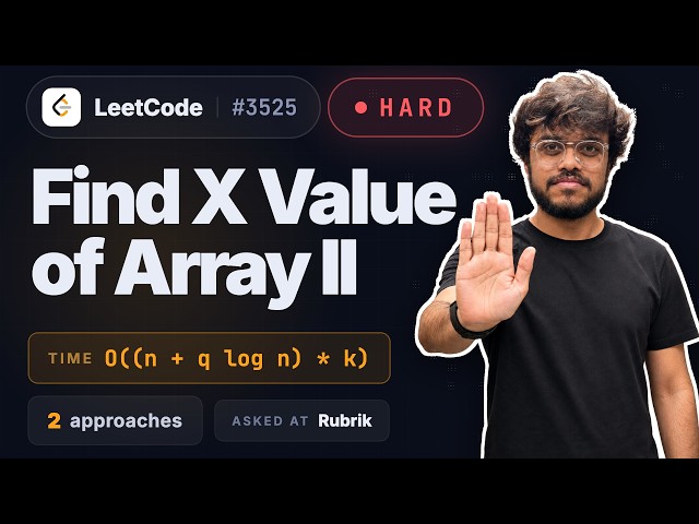 LeetCode 3525: Find X Value of Array II