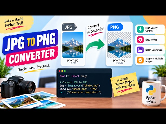 How to Build a JPG to PNG Converter in Python