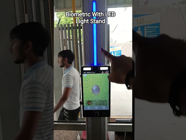 Biometric with LED stand #viral #viralvideo #shorts #shortvideo #ytshorts #reels #ytshortsindia