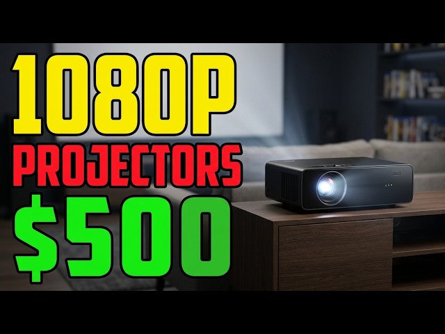 TOP 5 Best 1080P Projectors Under $500 2026 | 1080P Projectors Under $500 — Real Picks Movie Nights