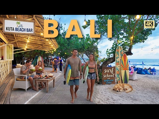🌴 Bali Holiday Vibes in 4K | Ubud, Sanur, Kuta & Canggu Walking Tour