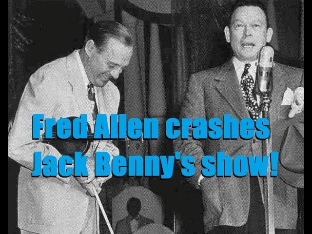 Fred Allen crashes Jack Benny's show! (Roxy Theater, NYC 1947)