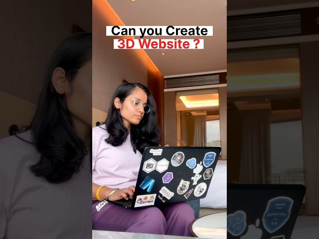 Can you create a 3D website? #webdesign #3d #html #css #webdesign #learn