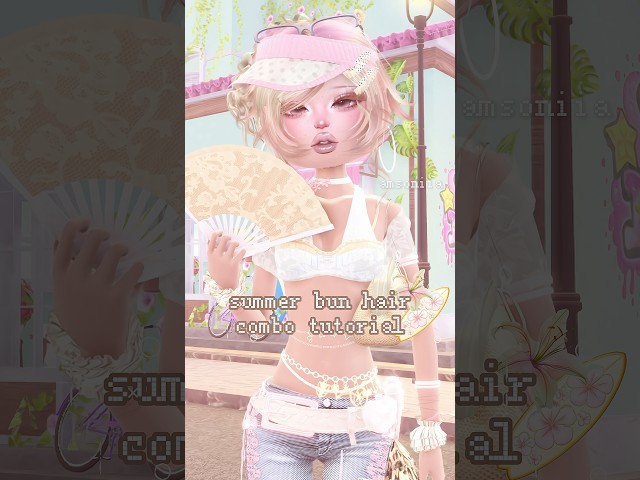 Hair Combo Tutorial ⋆. 𐙚 #dresstoimpress #dti #dtiroblox #dtiupdate #dtishorts #dtioutfits #dtivip