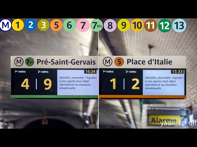 🌍 Paris Metro 🇫🇷 — All network audio announcements