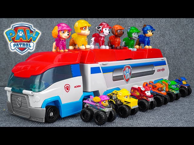 Paw Patrol toys unboxing ASMR | Paw Patrol Rescue Wheels | Big Transport Vehicle | Pup Squad Racers