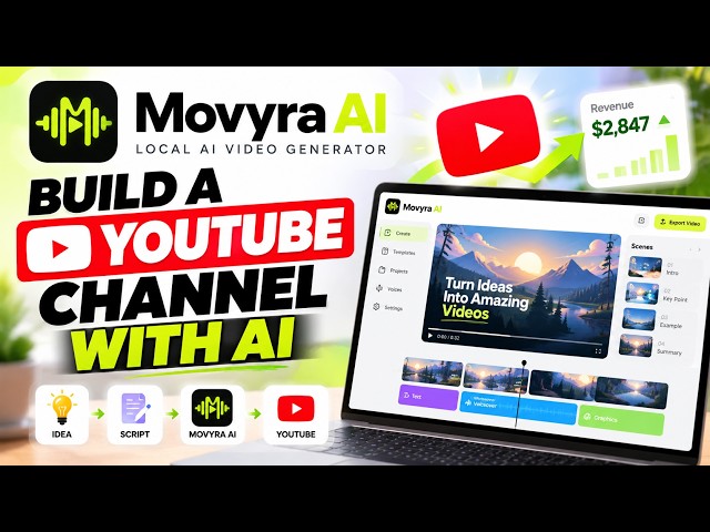 How to Build a YouTube Channel with AI Using Movyra 🚀