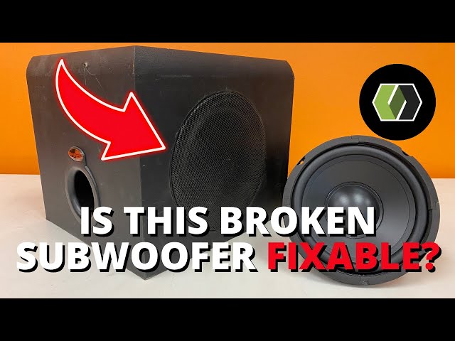 How to Replace a Broken Klipsch Subwoofer - ProMedia 2.1 THX Speaker Repair