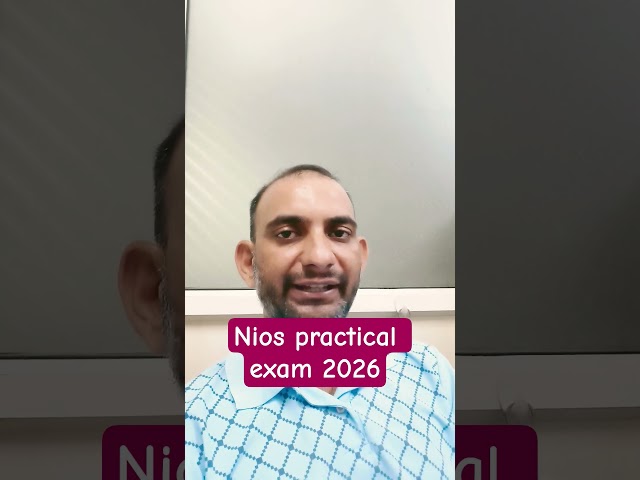 nios october practical exam 2026 #nios #niosoctoberexam #niosexamfees