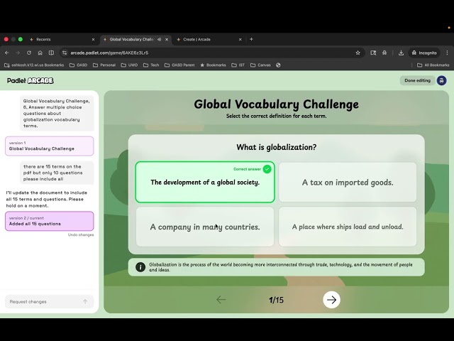 Tech Tip - Padlet Arcade (Create game style review tools for students)