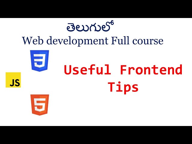 Front end tips  | Front end  tips for beginners  | html css  tips | Html for beginners  | HTMl