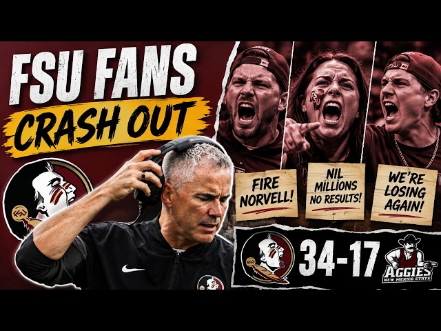 FSU Fans MELTDOWN After Ugly Week 0 Win