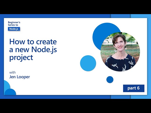 How to create a new Node.js project [6 of 26] | Node.js for Beginners