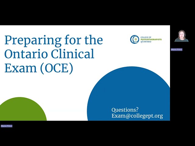 How to Prepare for the Ontario Clinical Exam