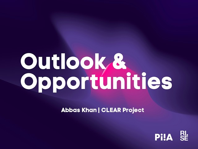 Abbas Khan | RISE on Outlook & Opportunities presenting CLEAR Project
