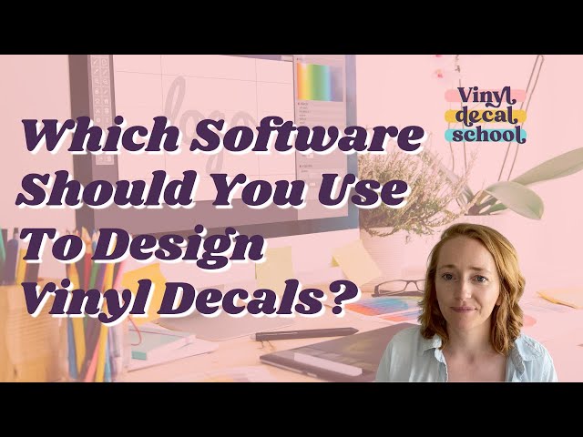 What Software To Use To Design Vinyl Decals // Cricut Design Space Alternatives