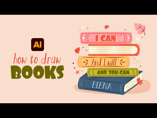 How to Create a Stylish Book Composition in Adobe Illustrator.