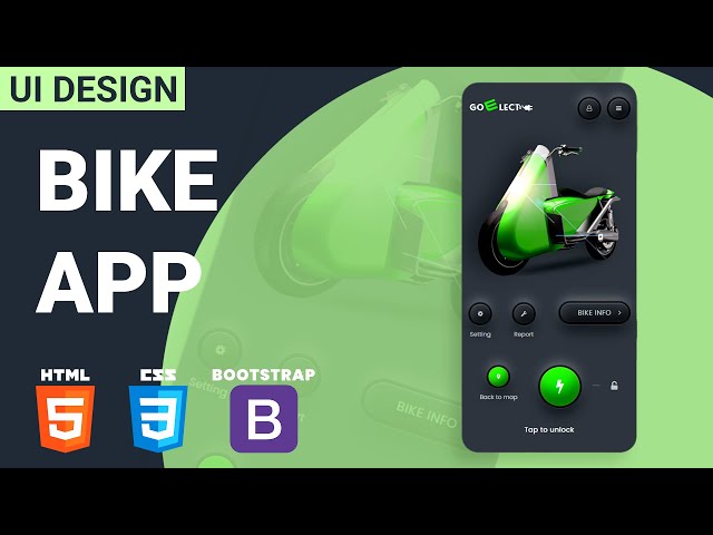 How to Get Started with the Electric Bike App - Speed Coding Bootstrap