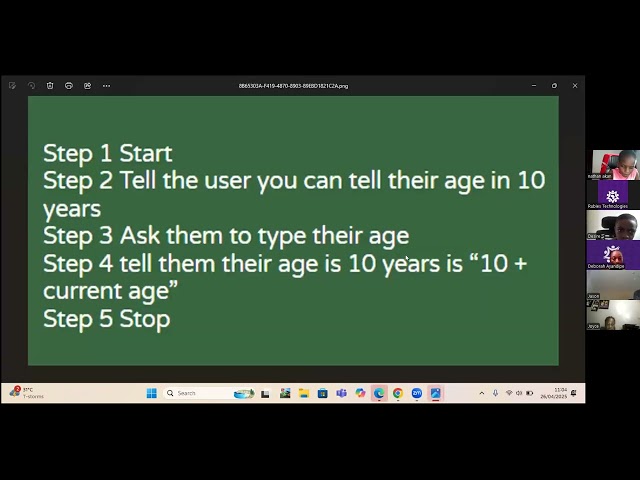 Peep into Group Coding Class