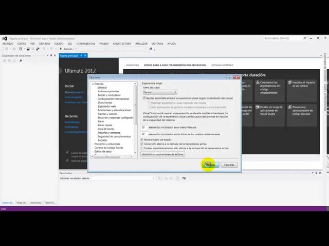 como cambiarles los tema al visual studio 2012-2013-2015