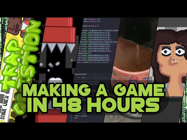 Making a Game in 48 Hours - Time-Lapse (Pressed)