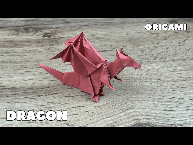 How to Make an Origami Dragon Easy Step By Step 🐉 | Origami Dragon (Design By Jo Nakashima)
