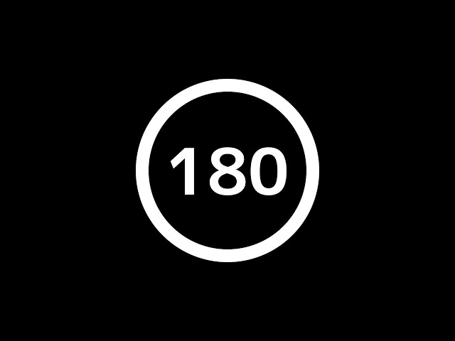 180 seconds timer