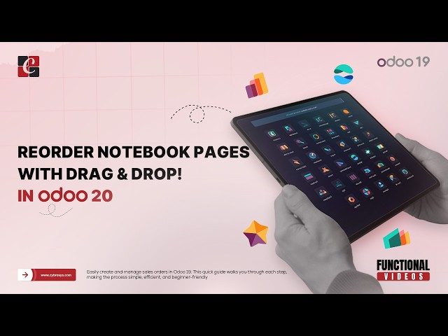 Reorder Notebook Pages with Drag & Drop in Odoo20 | Odoo20 New Feature | Odoo20 Functional Tutorials