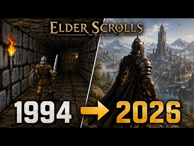 Evolution of The Elder Scrolls Gameplay (1994 - 2026)