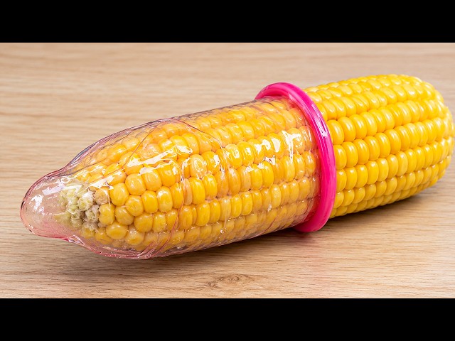 Once You Know This Secret,Just sweet corn into a Condom Mold and see what happens!!