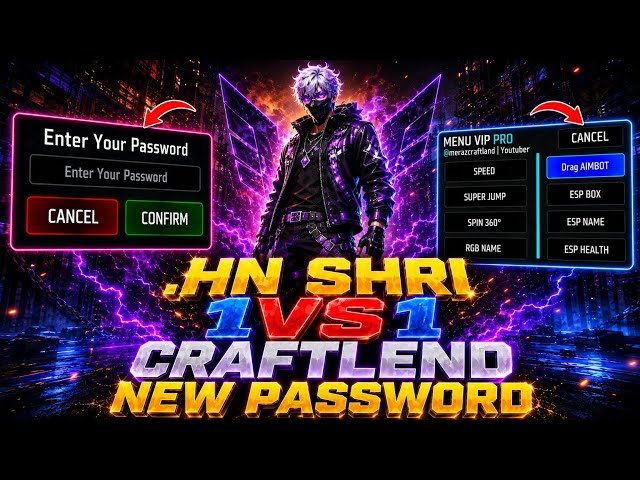 HN SHRI 1v1 CRAFTLAND NEW PASSWORD 🔑 | NEW MAP CODE 2026 😱 | CRAFTLAND