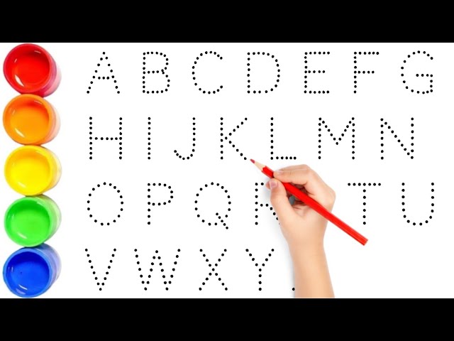 A for Apple Song 🍎 | Bachchon Ki Pyaari ABCD alphabet learning rhymes with dotted lines