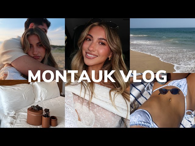 MONTAUK VLOG ❥ anniversary getaway with my boyfriend