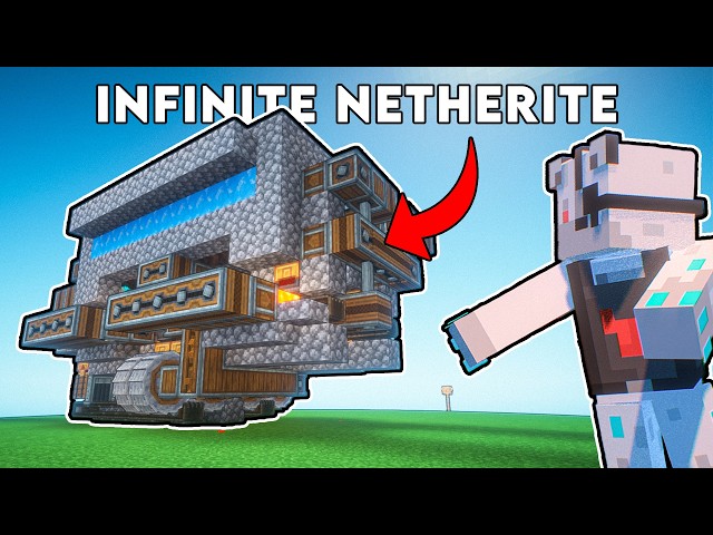 Minecraft Create Mod Netherite Machine?! | This should be ILLEGAL | Tutorial
