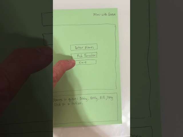 Paper Prototype