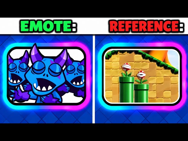 Clash Royale Emotes Have Some CRAZY References 💀