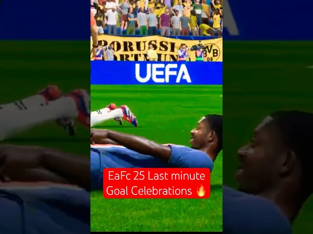 FC 25 Last minute Goal Celebrations #shorts #fc25 #ps5 #gaming #trending