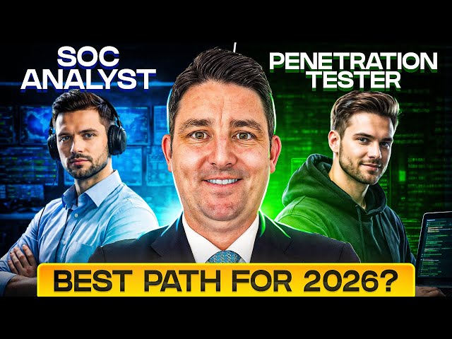 SOC Analyst vs Pen Tester: Which Cyber Path Should You Choose in 2026?