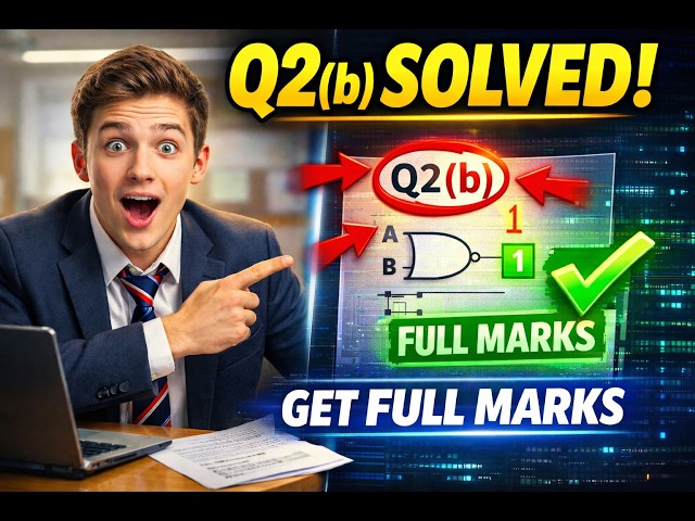 IGCSE Computer Science 0478 Paper 2 Q2(b) Solved (May/June 2024) | Full Exam Breakdown