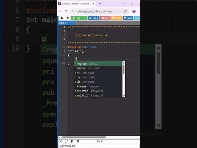 C Language First Program Hello World | C Programming for Beginners | #clanguage #coding  #code