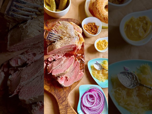 Halal Salt Beef!🥯 #food #cooking #saltbeef #saltbeefrecipe
