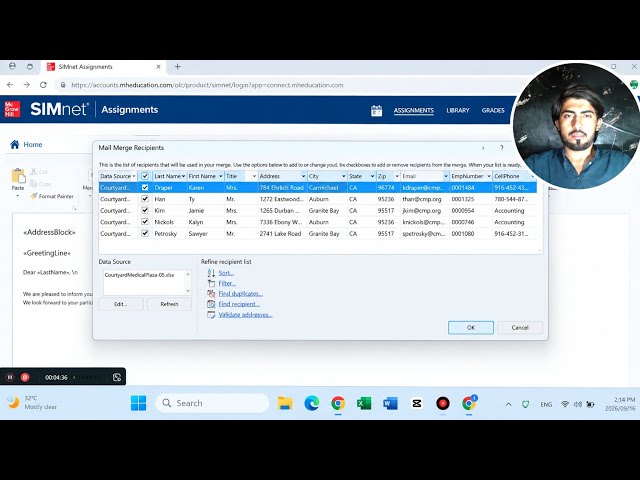 Word 2021 In Practice - Ch 5 Independent Project 5-6a | Simnet 2024 & 365 Chapter 5 Ch 5-6b