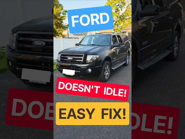 Ford doesn't idle after battery replacement? Try an idle relearn!